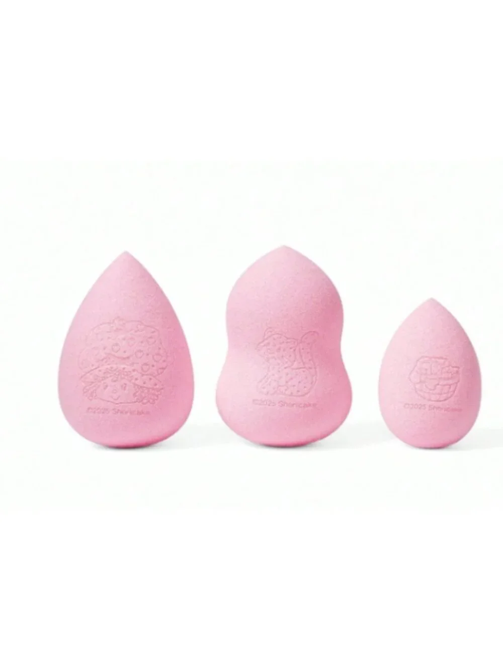 Strawberry Shortcake 5-Piece Makeup Sponge Set Cute Strawberry & Cake Beauty